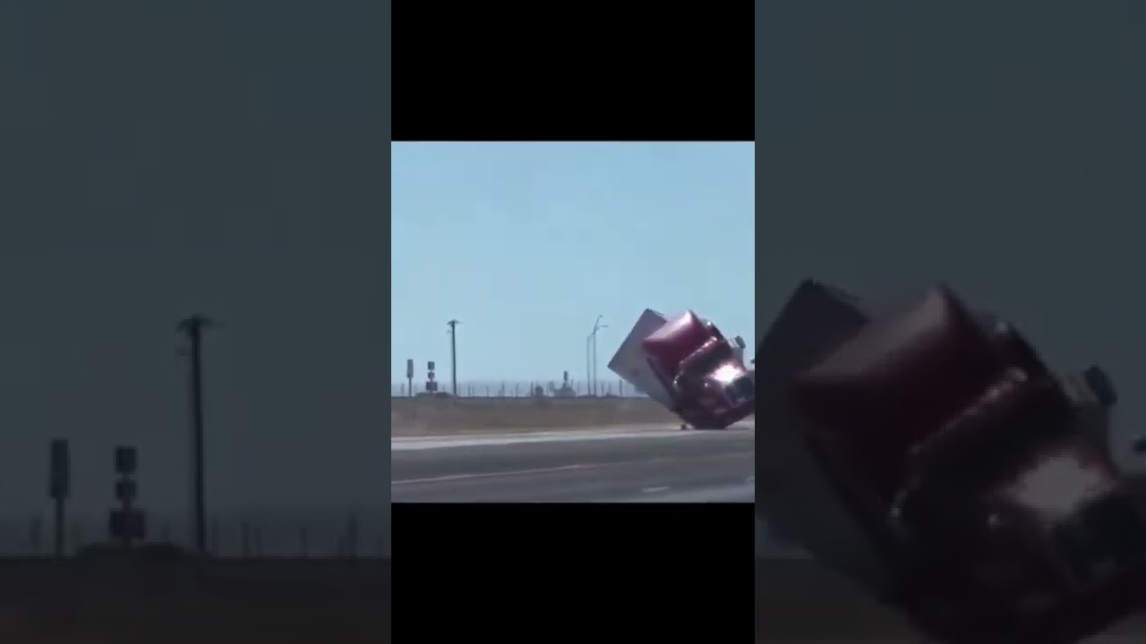 Trucks vs Strong Wind