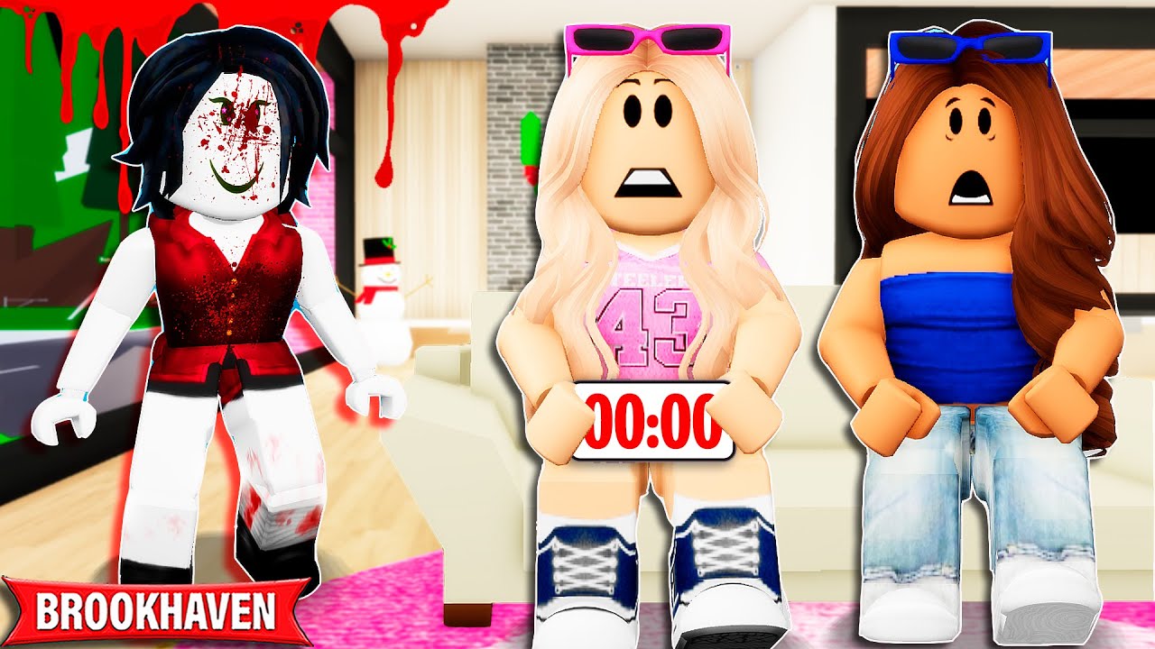 NUNCA FIQUE SOZINHA EM CASA DE MADRUGADA | Historinhas Brookhaven Rp Bibi e Lud