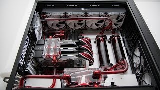 Timelapse Build Phanteks Enthoo Primo Big Red + PC Porn