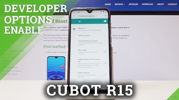 How to Activate Developer Options in CUBOT R15 - Enable OEM Unlock