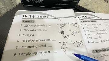 Activity Book (Unit 6 lesson 1 ) on page 26.   Ashna Mohammad