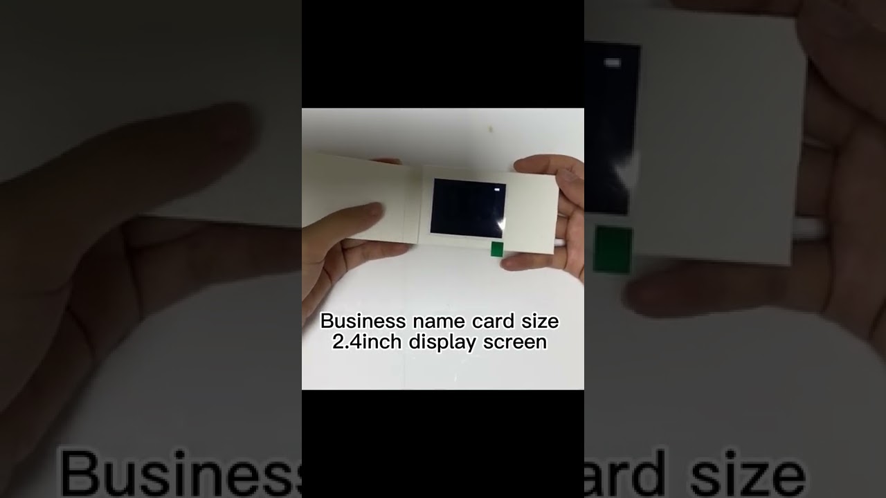 2.4 inch video brochure