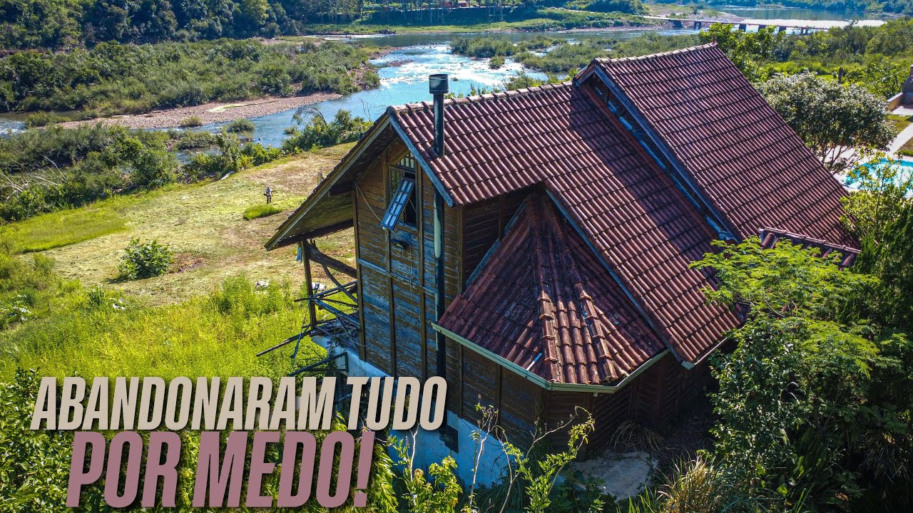 FORAM EMBORA POR MEDO E DEIXARAM ATÉ AS ROUPAS, TODOS OS MÓVEIS E A CASA ABANDONADOS!