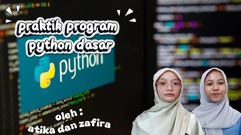 FISIKA KOMPUTASI: Program Python Dasar