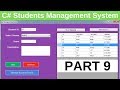 C# Tutorial for Beginners - Create a Student Management System Application | Part 9/10