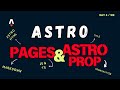 D - 4 ASTRO JS || PAGES &amp; ASTRO PROPS #astrojs #astro #coding