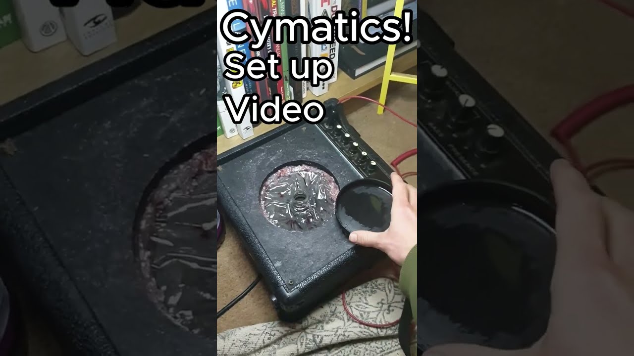Cymatics Behind the Scenes! (Visualising Sound)