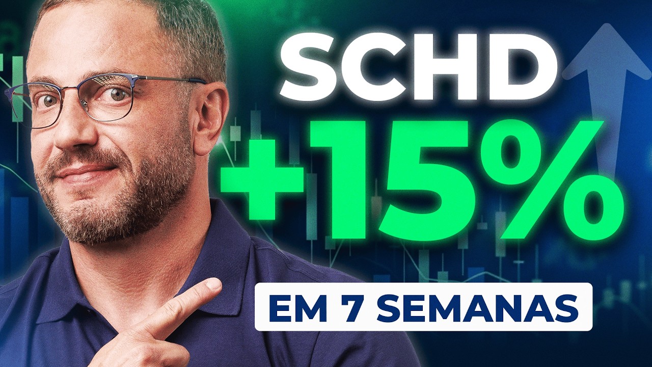SCHD +14% em 7 semanas enquanto Nvidia derrete: o que isso revela sobre diversificação?