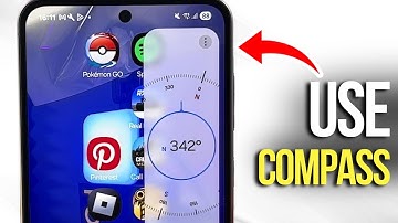 Samsung Galaxy A56 Guide - Activate and Use the Built-In Compass with Edge Panels