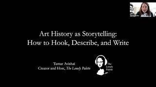 Art History as Storytelling: How to Hook, Describe, and Write