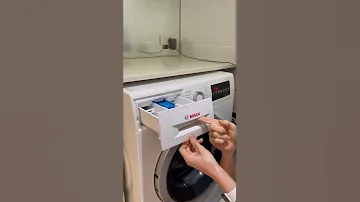 How To Use The Bosch Front Load Washing Machine 