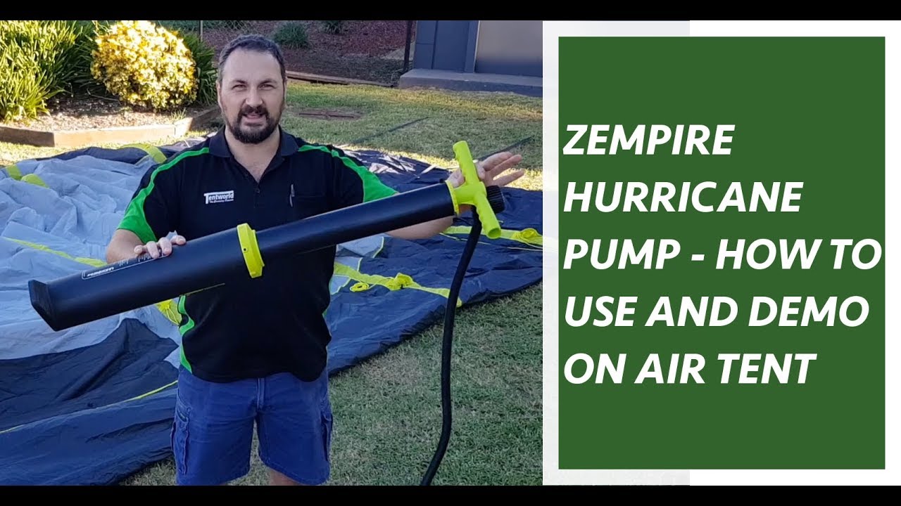 Hurricane Double Action Air Tent Pump Great for your air tent! YouTube