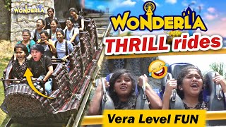 😨Ayyo Kapathunga😂 FUN & THRILL Rides @Wonderla😍 || Ammu Times ||