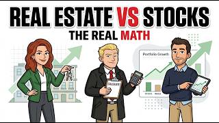 Stocks vs Real Estate - Which One Will Make You More Money (The Real Math Explained)