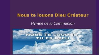 02-Nous te louons Dieu créateur 