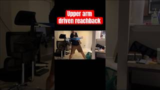 Upper arm driven reachback #short #discgolf
