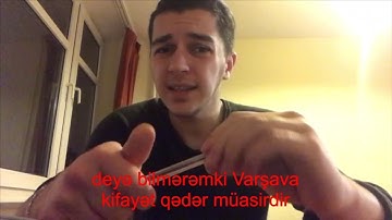 Being a student at the University of Warsaw/Varşava universitetində tələbə olmaq