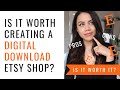 IS ETSY WORTH IT? Pros & Cons Of Selling Etsy Digital Products (E.g Art Printables) In 2021