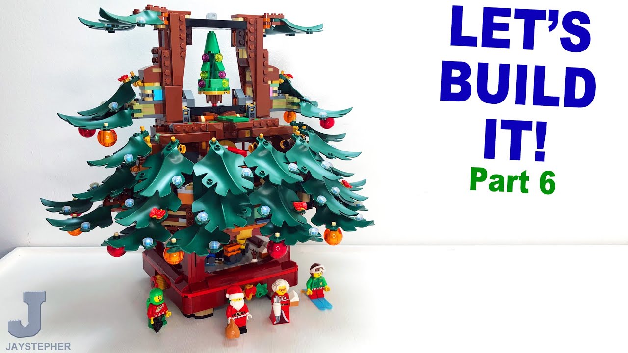 LEGO 2025 Family Christmas Tree 41843 Build Part 6 - YouTube