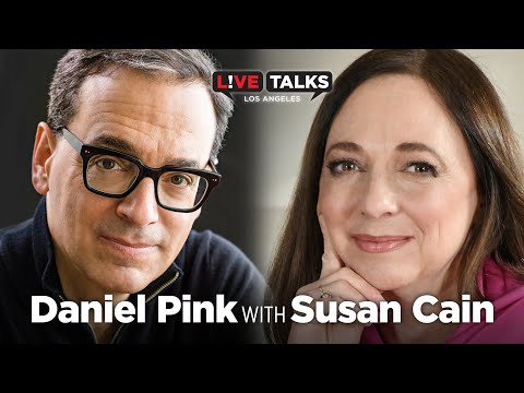 Daniel Pink in conversation with Susan Cain at Live Talks Los Angeles