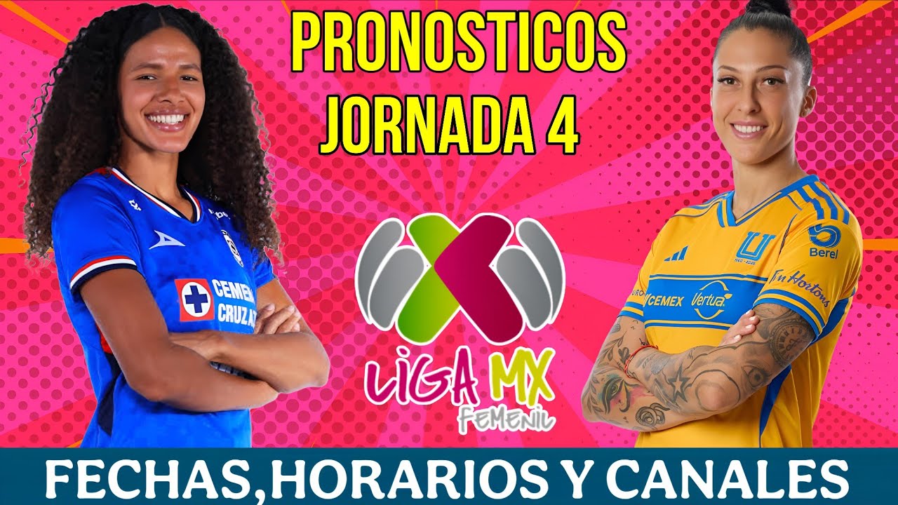 JORNADA 4 LIGA MX FEMENIL APERTURA 2025, FECHAS HORARIOS Y CANALES ...