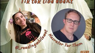 Book club live event with narrator Tor Thom