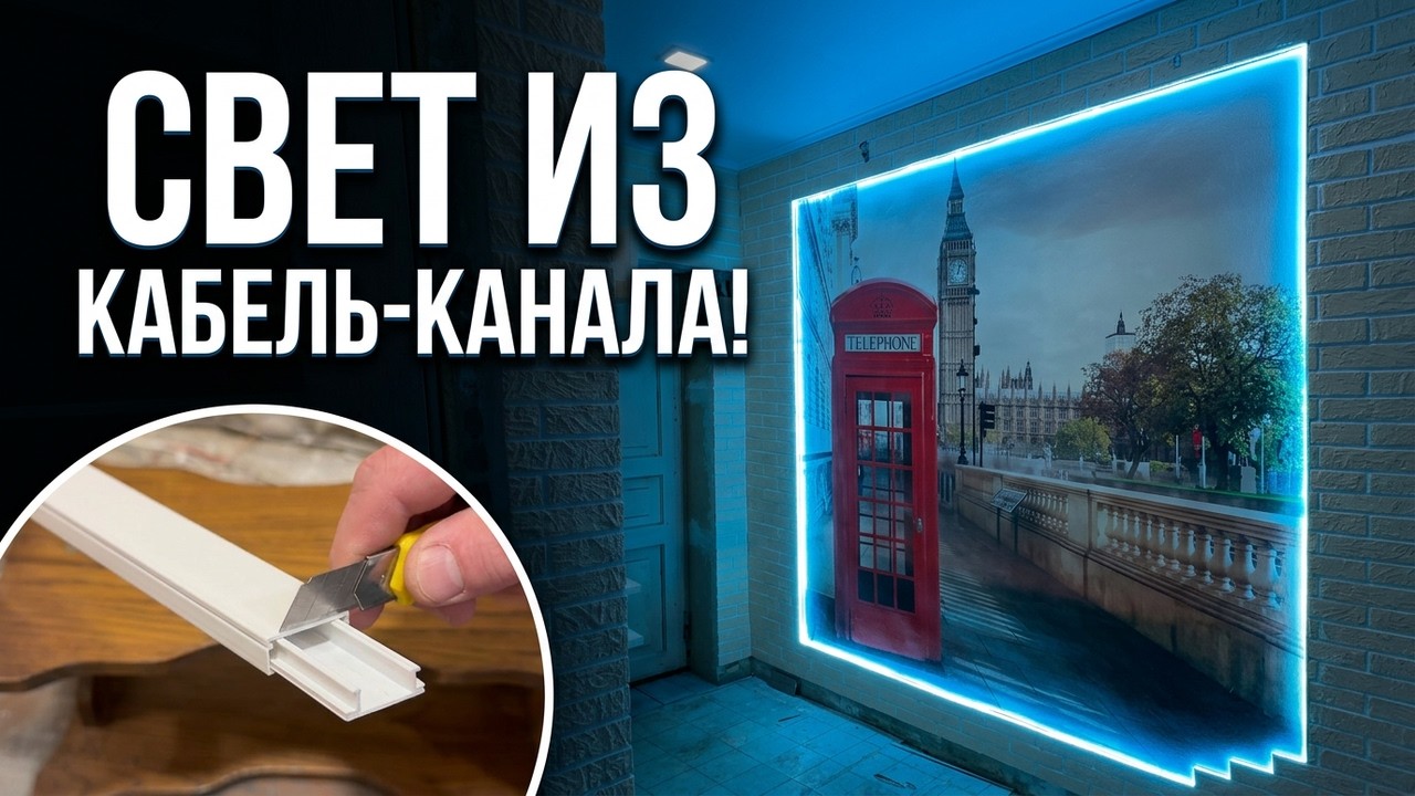 Потолочные светильники в прошлом! Есть новейшее, эффективное стеновое освещение, как сделать самому