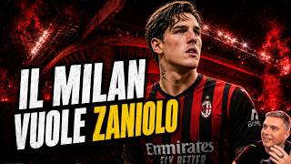 CALCIOMERCATO MILAN: ZANIOLO NEL MIRINO! OCCASIONE VERA O RISCHIO?