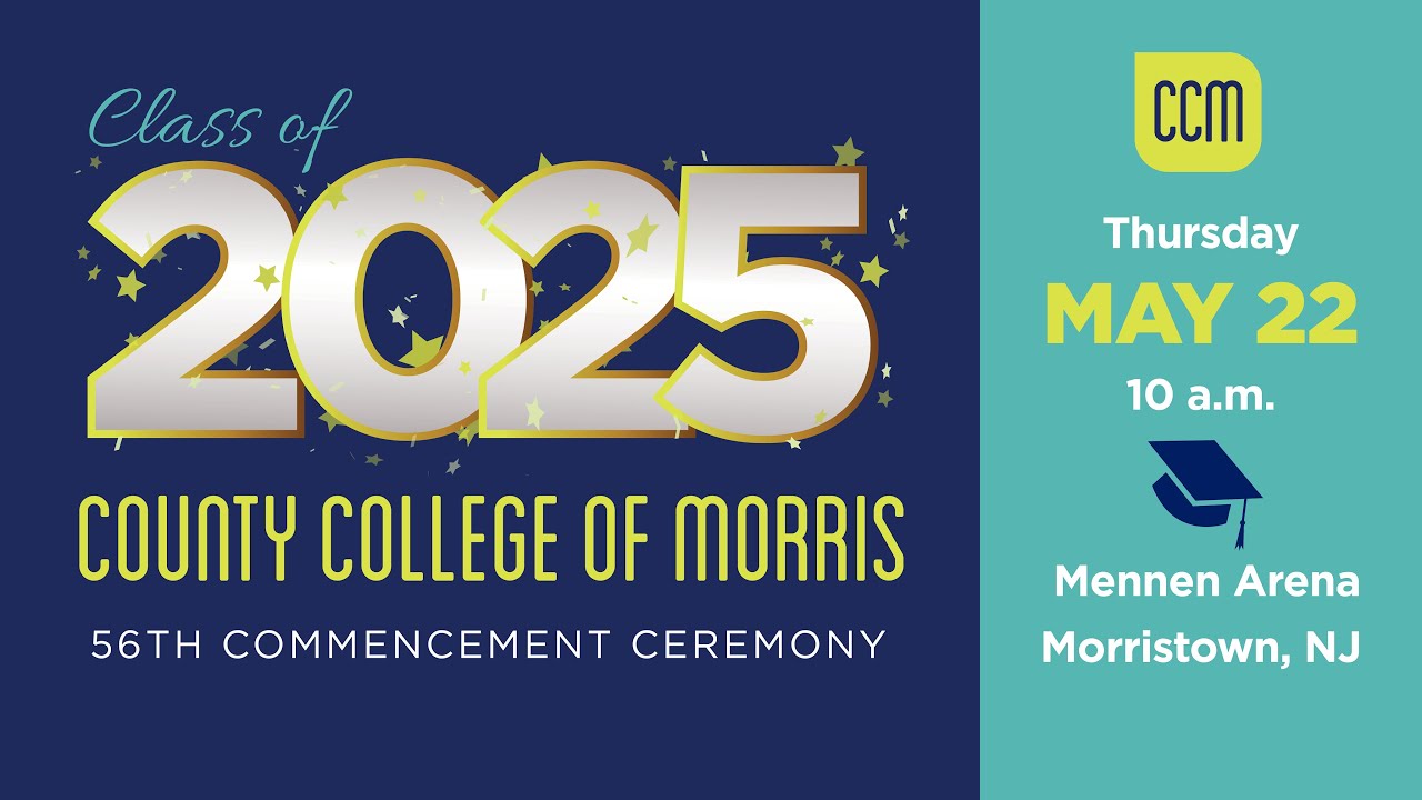 2025 County College of Morris Commencement Livestream