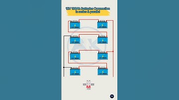 Supercharge Your Electrical System: 12V Battery Series-Parallel Connection Tips #shortvideo #viral