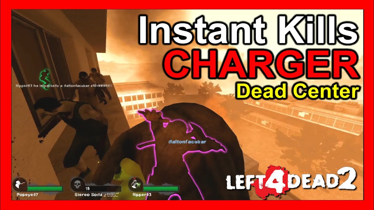 ✅️  Left 4 Dead 2: Las mejores Instant Kill de Charger en Dead Center