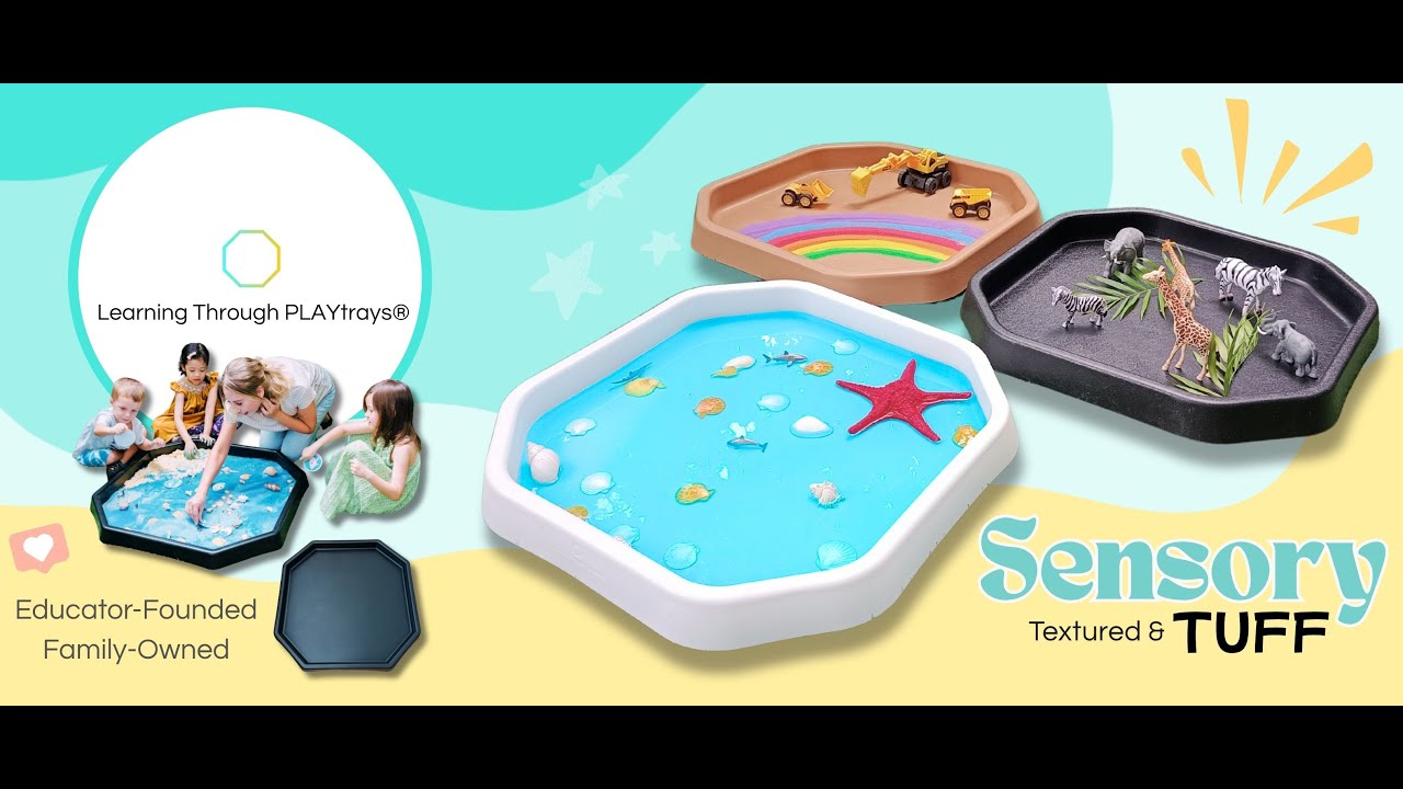 Learning Through PLAYtrays® TUFF Tray Collection | Reggio Emilia-Inspired Sensory Play (U.S. Only)