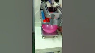Balloon screen printer with blowing function