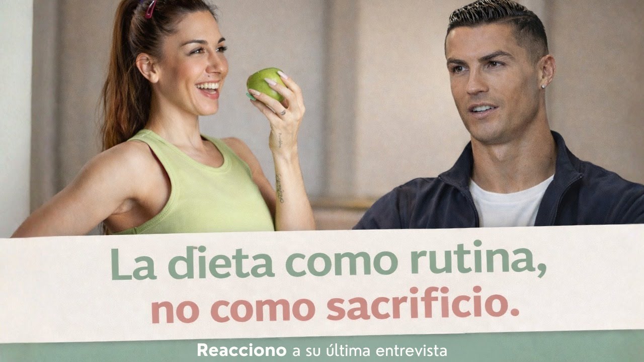 Cristiano Ronaldo es nuestro padre. Dieta como rutina, no como sacrificio.