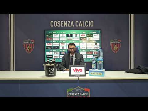 🎙️Conferenza stampa alla vigilia di Cosenza - Modena del Direttore Sportivo Gennaro Delvecchio.