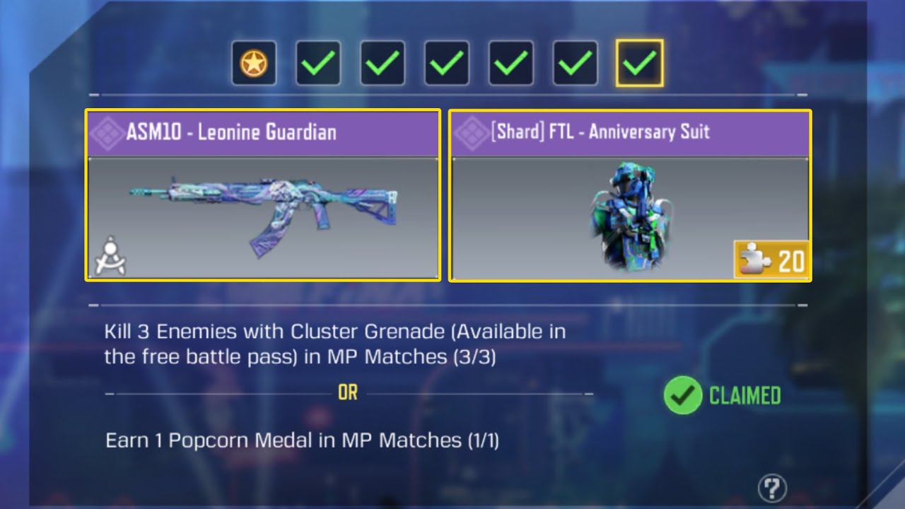 How to Unlock Epic ASM10 Leonine Guardian CODM | Hot Potato Seasonal Event Season 8 in COD Mobile