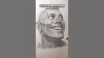 ANATOMY DRAWING: STARTING FROM THE SKULL#anatomy #art #portraitdrawing