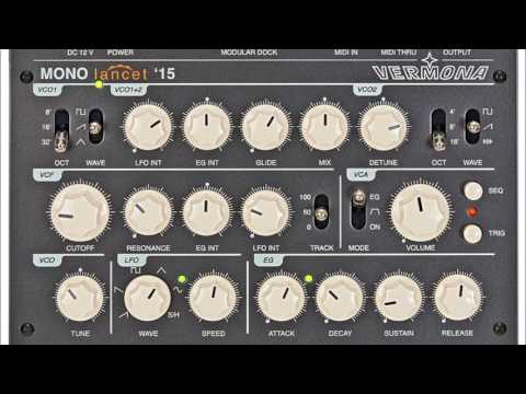 Vermona Mono Lancet 15 Demo Sounds Part 2