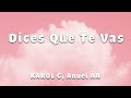 KAROL G, Anuel AA _  Dices Que Te Vas (letra/lyrics)