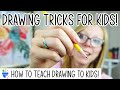 How to teach drawing to kids  basic drawing tricks