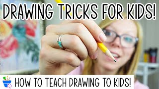 How to Teach Drawing to Kids | Basic Drawing Tricks!