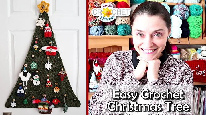 Easy to Crochet Wall-Mounted Christmas Tree 🎄 DIY Advent Calendar