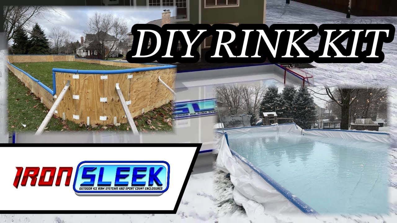 DIY Backyard Ice Rink Kit Accessible & Affordable by Iron Sleek YouTube