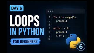Manual QA to SDET | Day 6: Python Loops Explained Easily | For Loop vs While Loop for Selenium