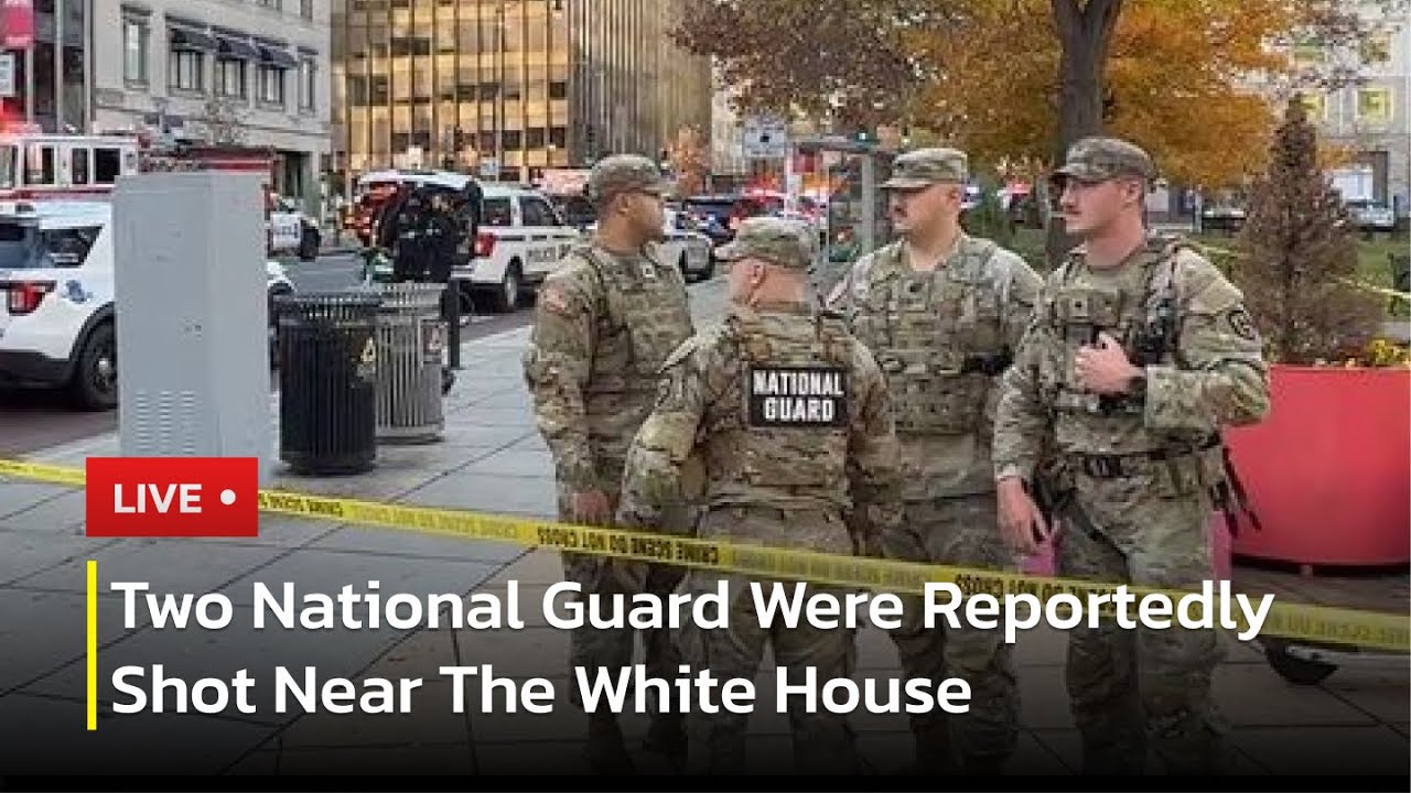 🔴 LIVE: Scene Outside White House After Shooting of U.S. Military Personnel | AC13