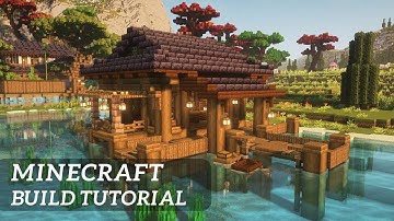 【Minecraft】Easy Fishing Dock 🐟 | Build Tutorial