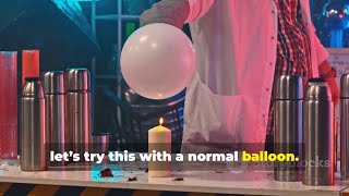 π₯ Fireproof Balloon Experiment! (Crazy Science Trick You MUST See) #experiment #science