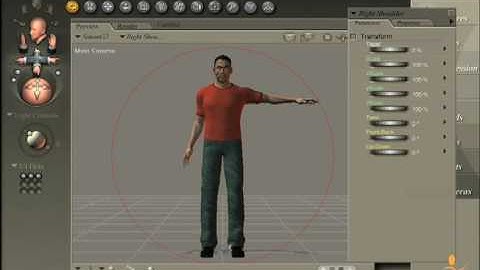 Poser Tutorial - Rotate Tool