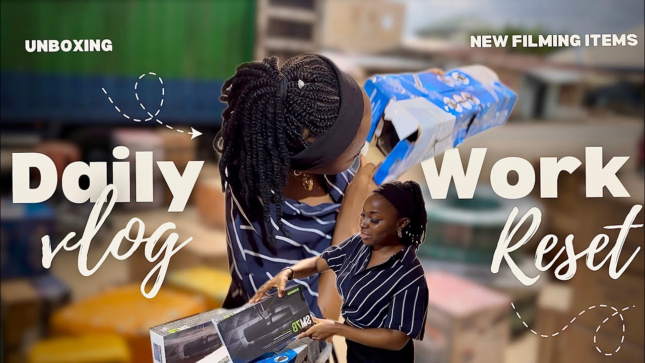 Unbox with me|| What I’ve been up to|| Work Vlog