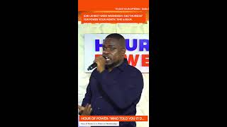 HOUR OF POWER-"WHO TOLD YOU IT DOES NOT MATTER"-IS LIVE! 📱